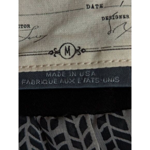 Cartonnier Women Black Velvet Long Sleeve Blazer Jacket Size Medium - Picture 11 of 14